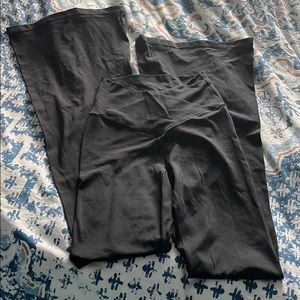 Aerie crossover flare leggings